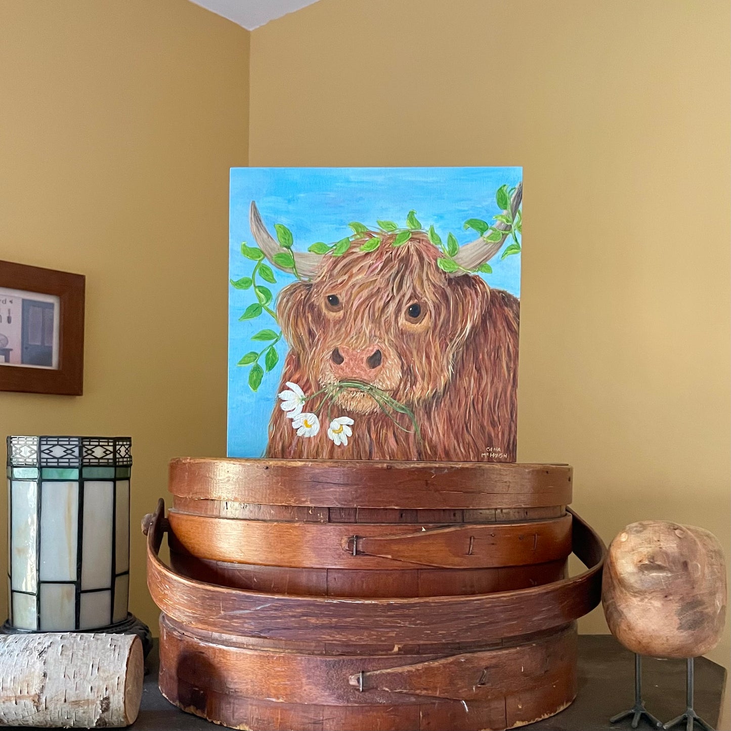 “Ginger” Highland Cow - Original Painting