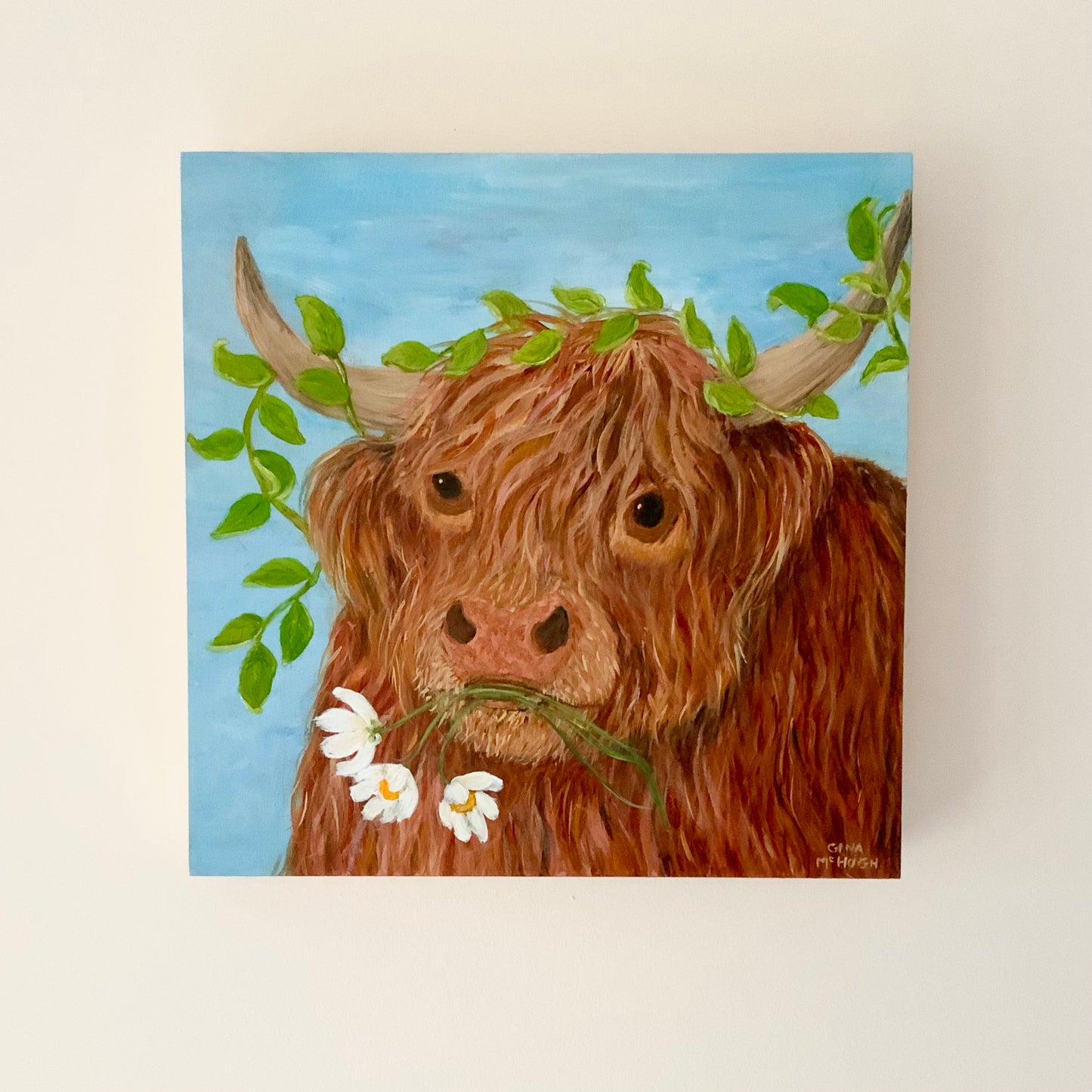 “Ginger” Highland Cow - Original Painting
