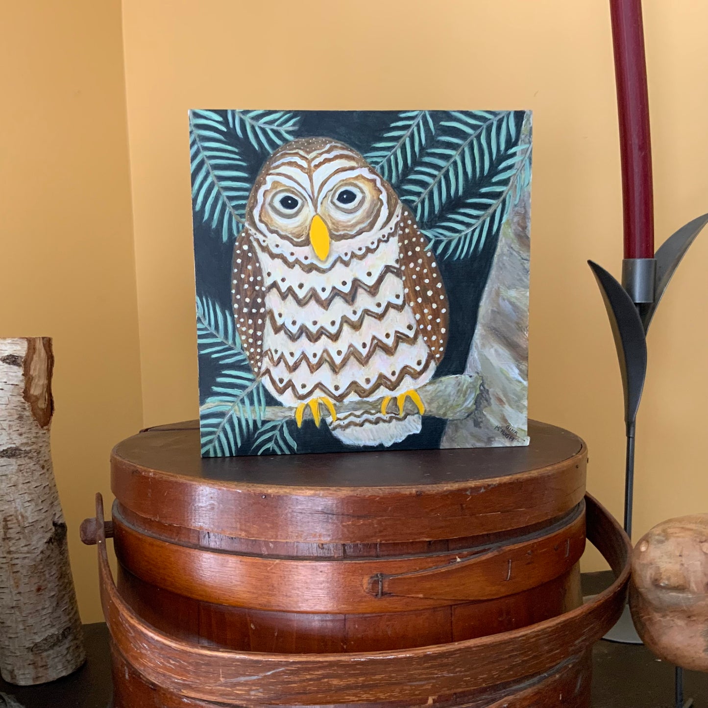 “Watching Over You” -Barred Owl - Original Painting