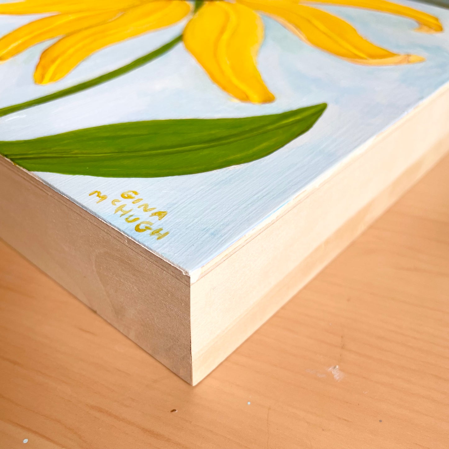 Whimsical Black-Eyed Susan 2- Original Painting