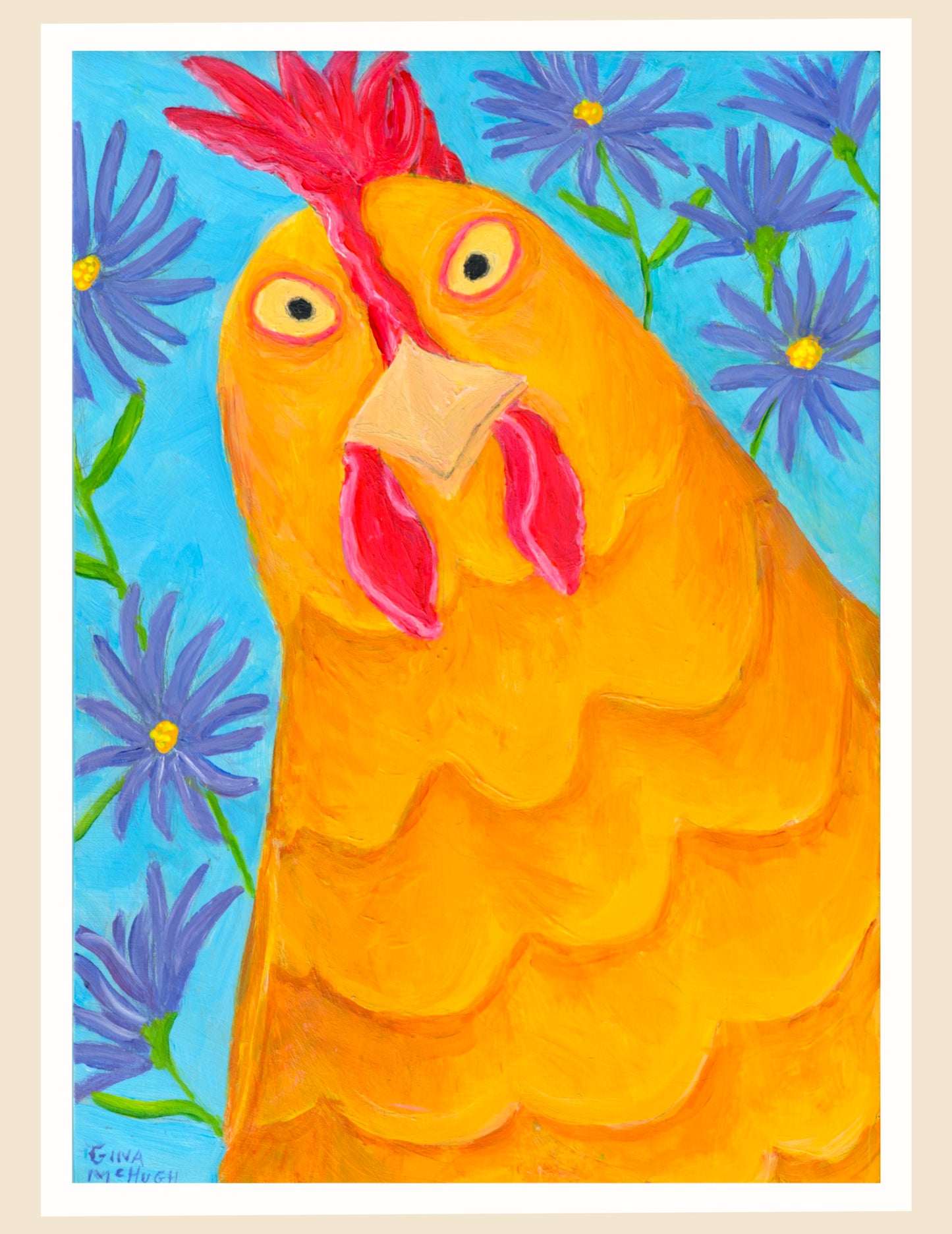 Penelope Chicken Print