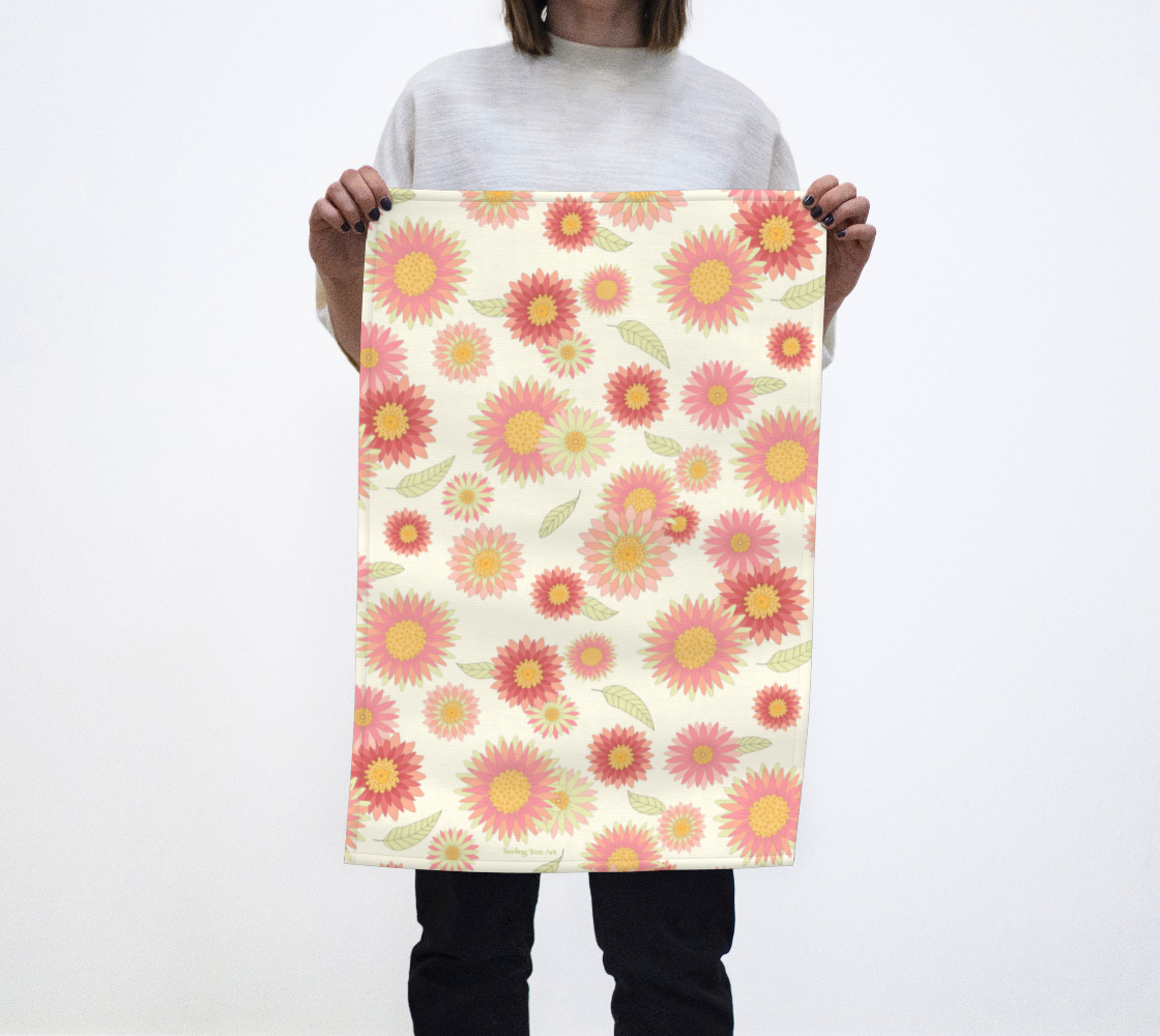 English Garden Holiday Edition Tea Towel