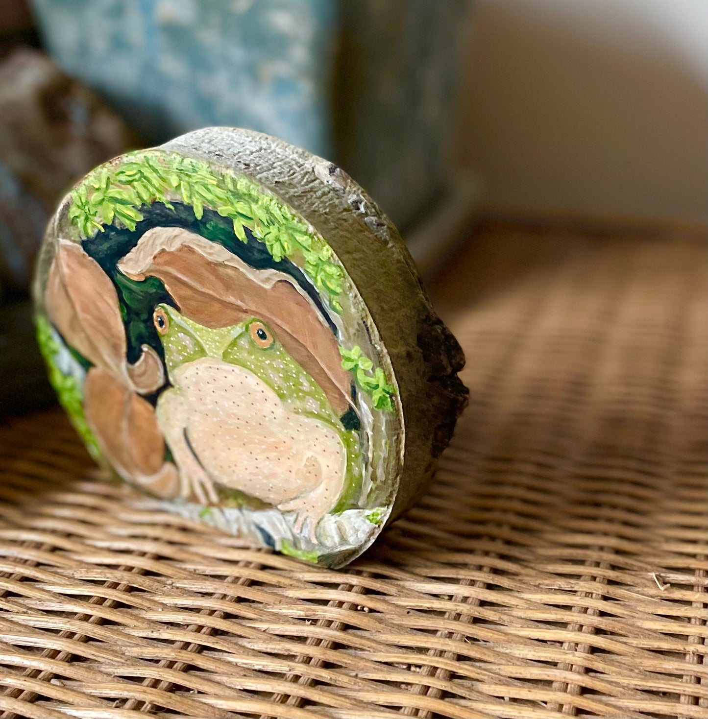 Spring Peeper Frog - Mini Original Painting