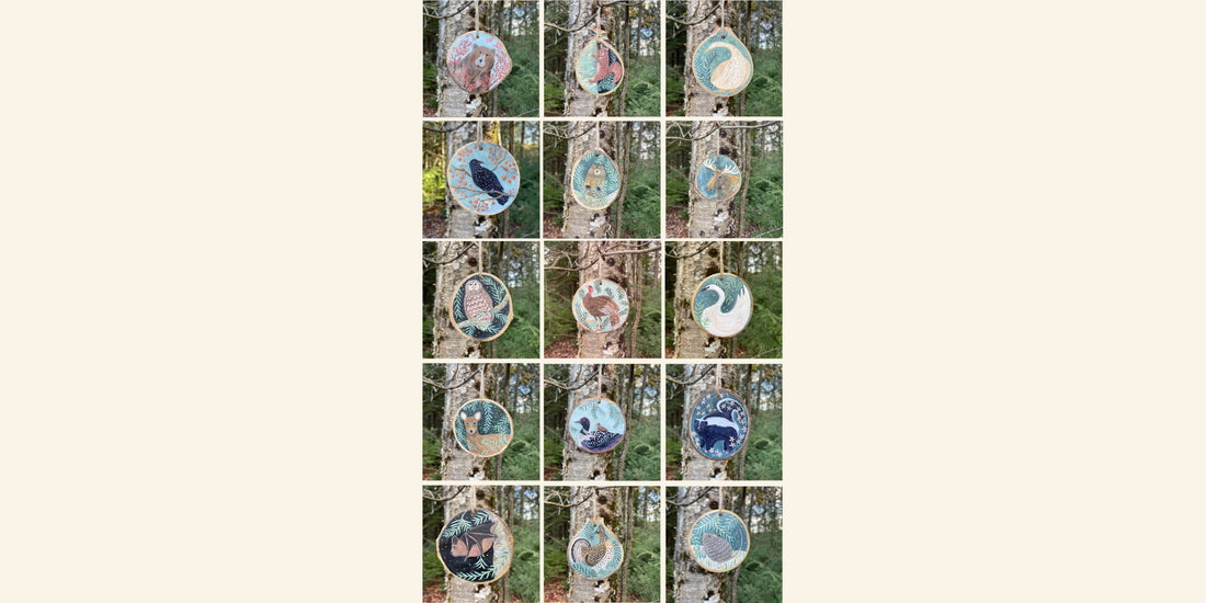 Painting the Woodland 🌲🦉🦇🐻🪿🦌🐦‍⬛🐿️🦫🦨🐀🦃🪶🦔🦫🐿️