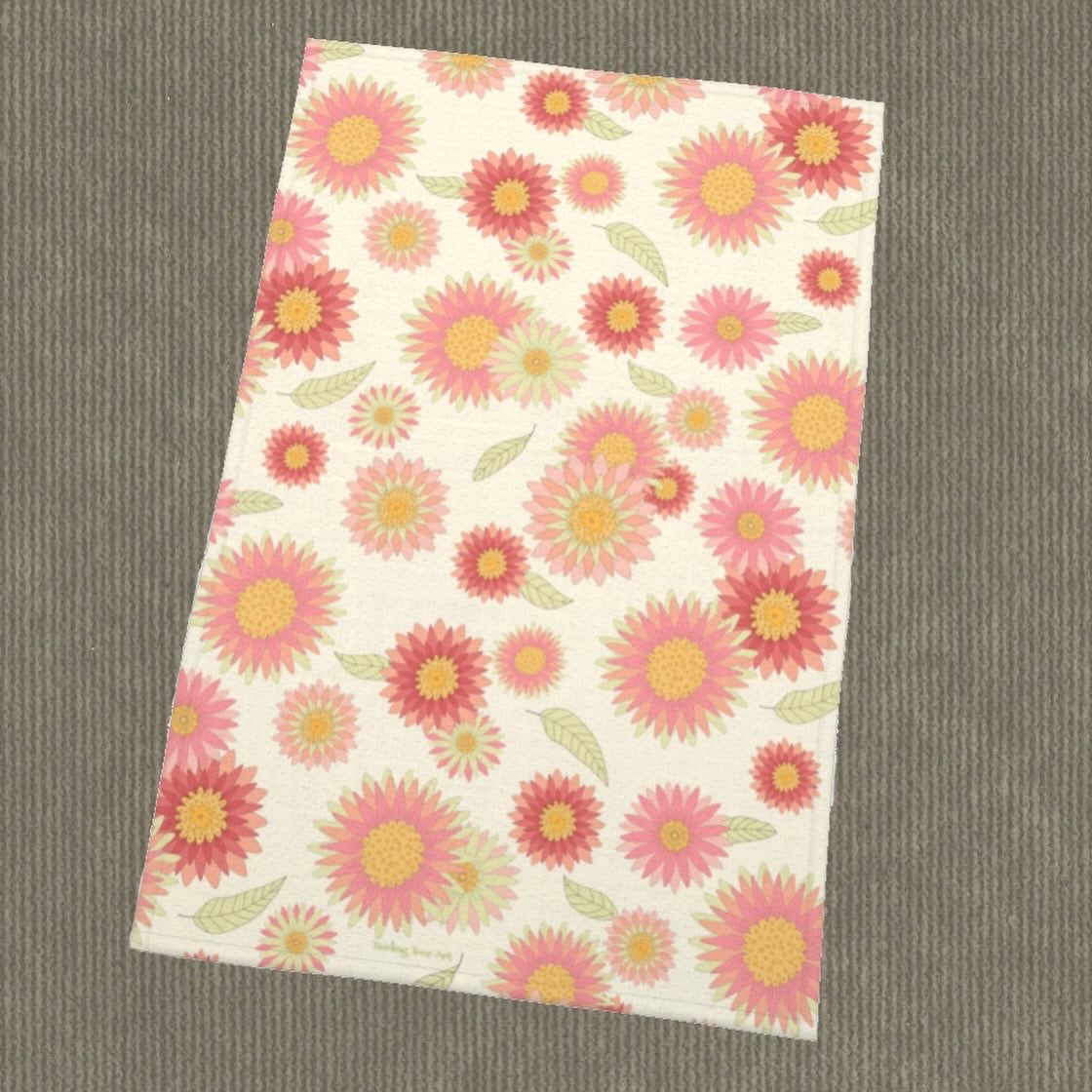 English Garden Holiday Edition Tea Towel