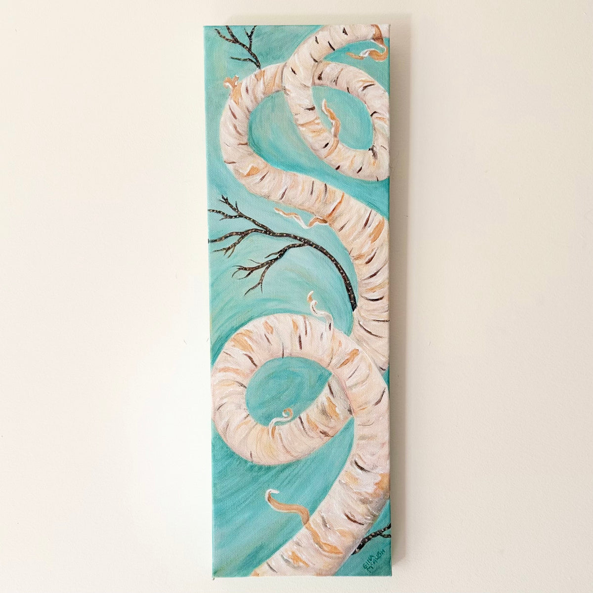 Spring Resilience -Birch Tree Original Painting