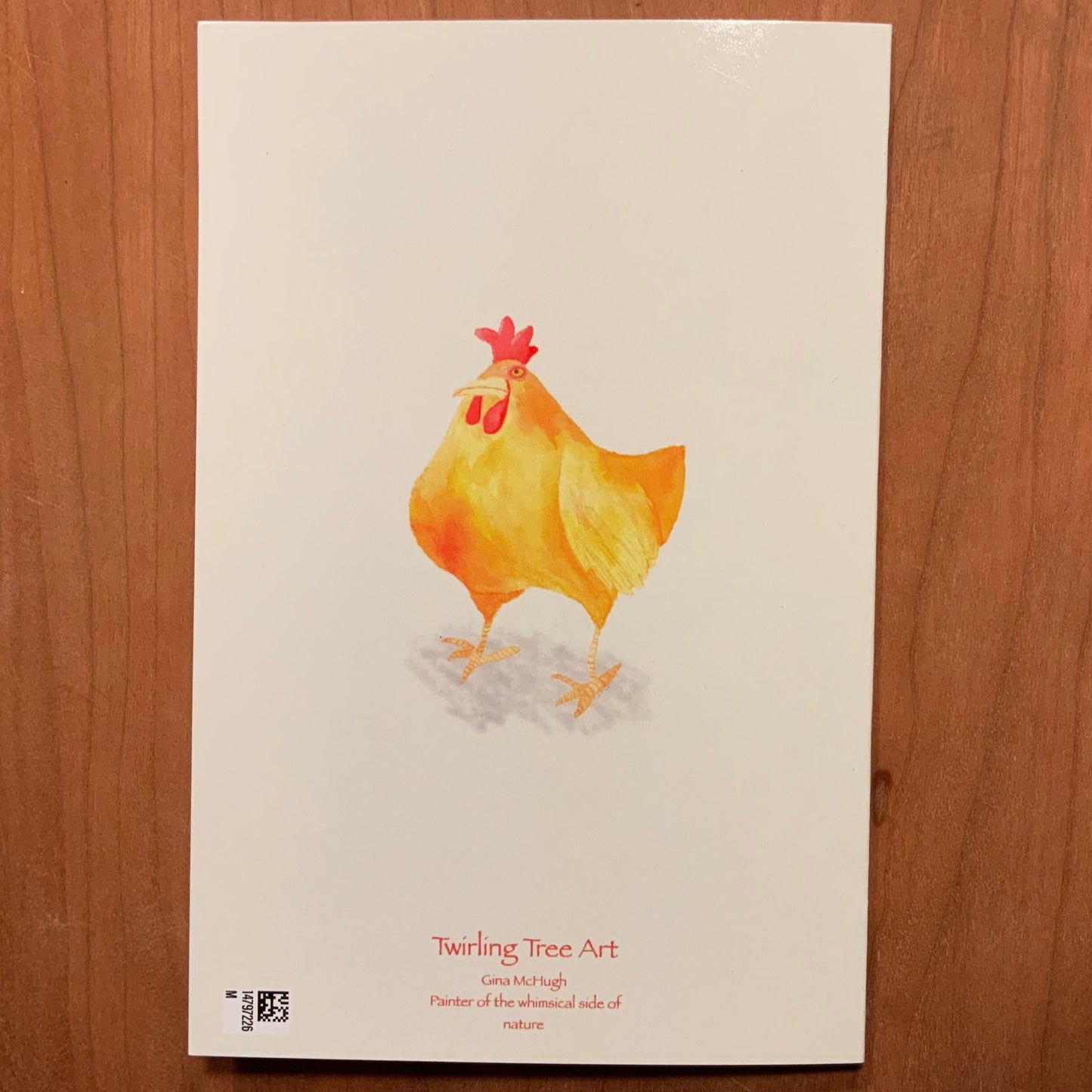 Bertha Chicken Greeting Card - a Fun Everyday Greeting Card