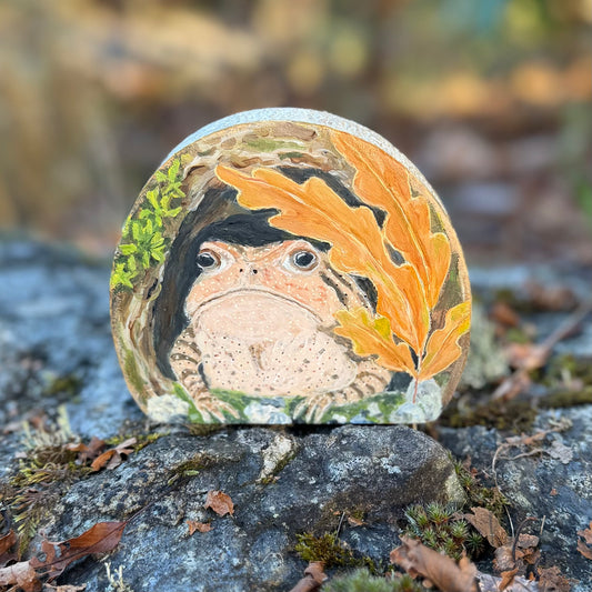 American Toad - Mini Original Painting