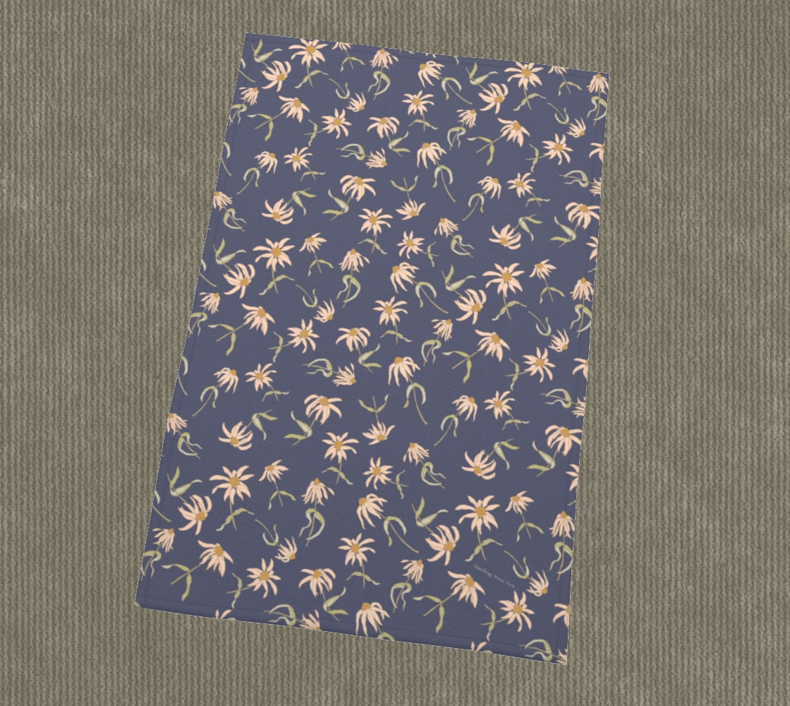 Scattered Flowers Tea Towel