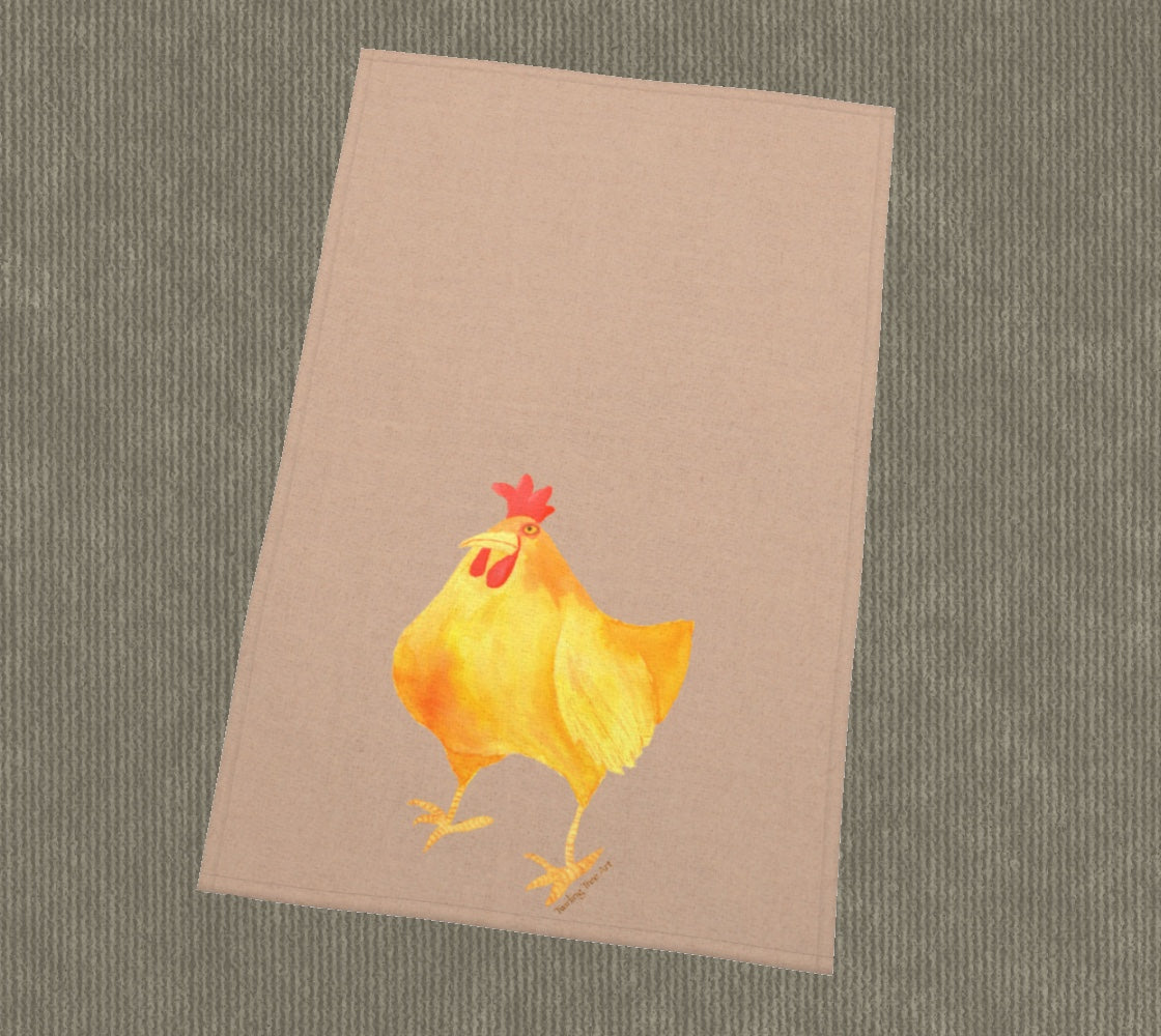 Bertha Chicken Tea Towel