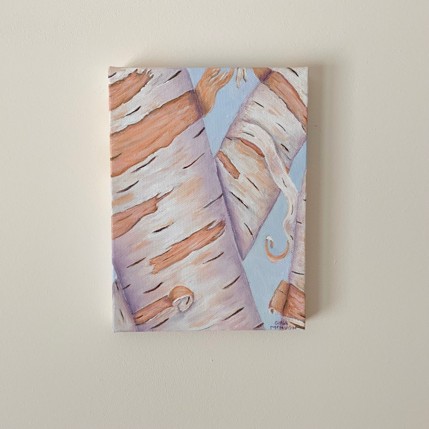 Twirling Birches 2 - Original Painting