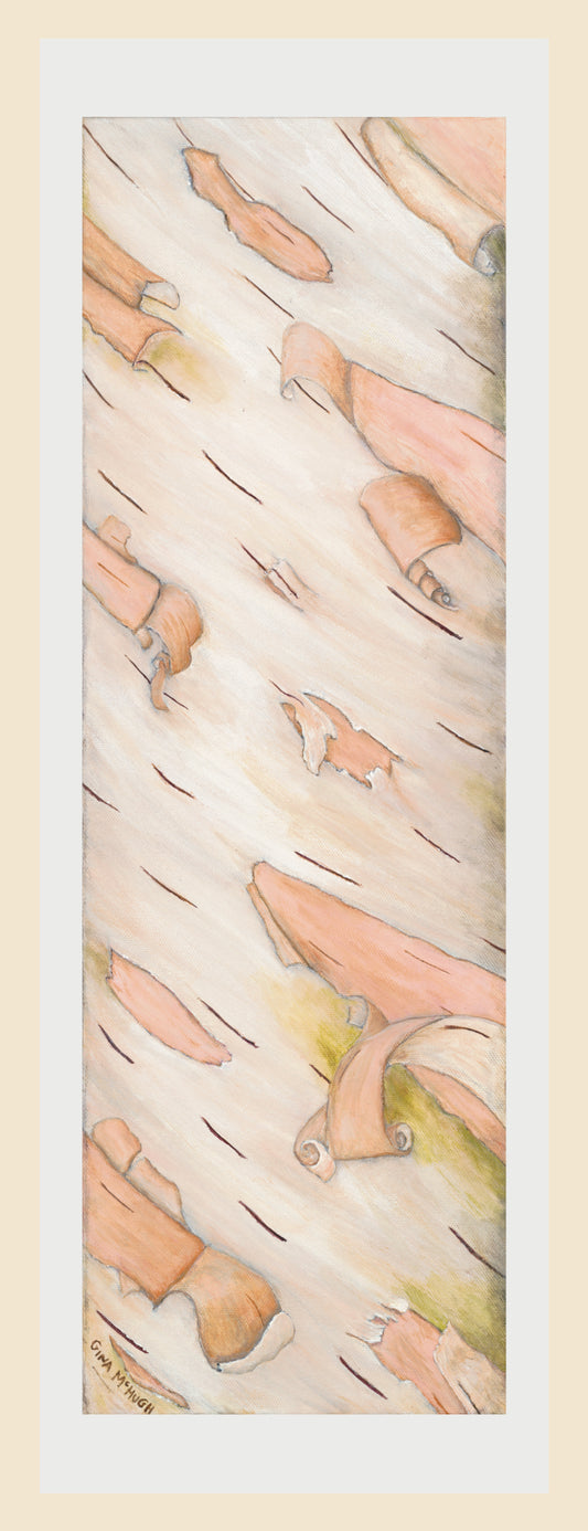 Birch Bark Print - Diagonal