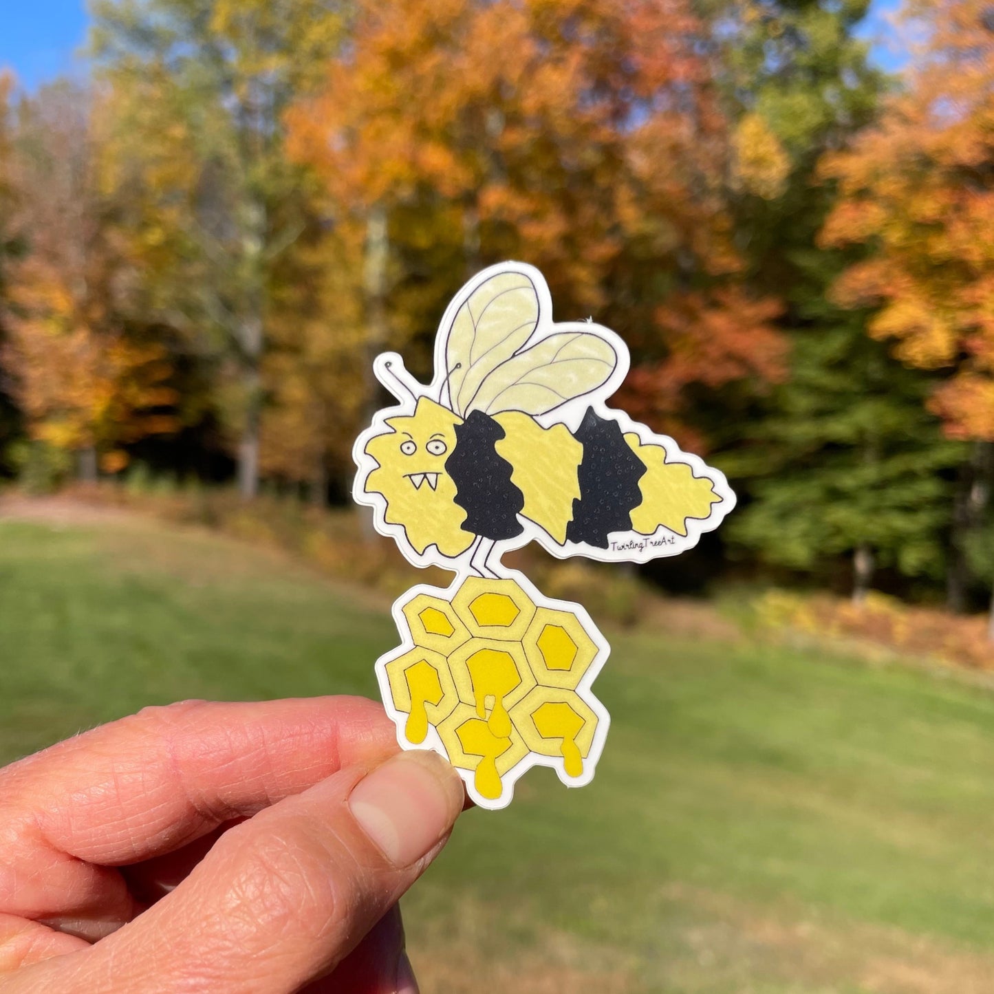 Honey Bee Decorative Vinyl Sticker