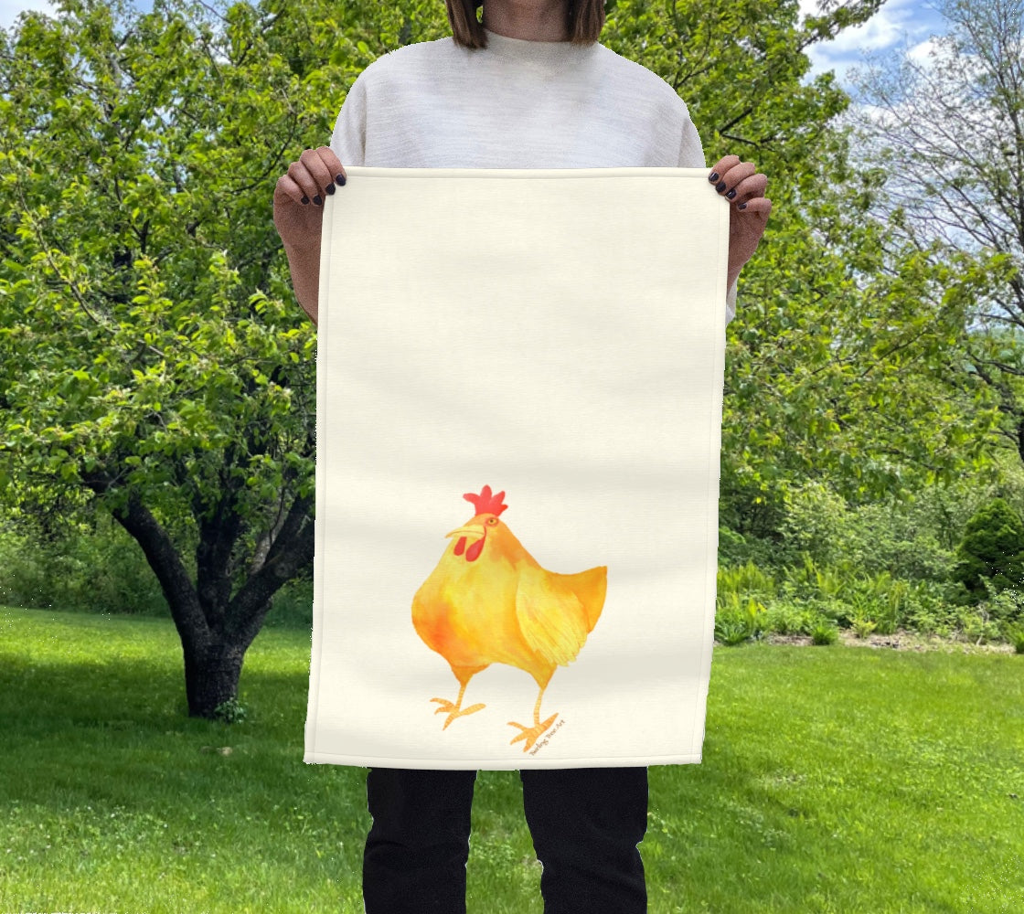 Bertha Chicken Tea Towel
