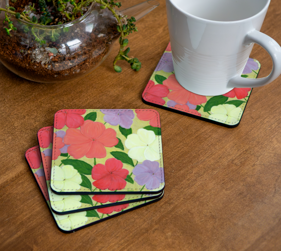 Impatiens coaster