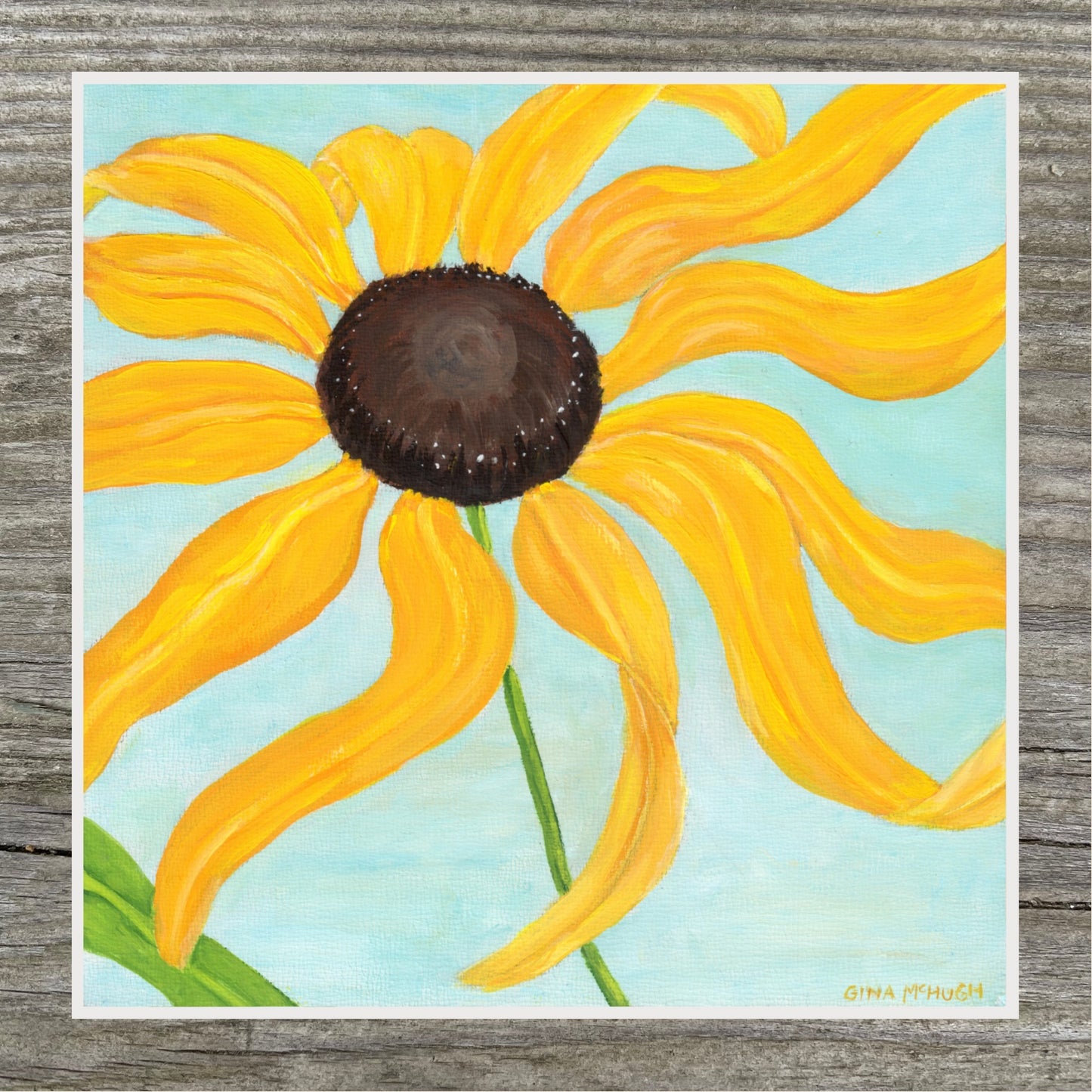 Fun Florals series - Whimsical Black-Eyed Susan Print