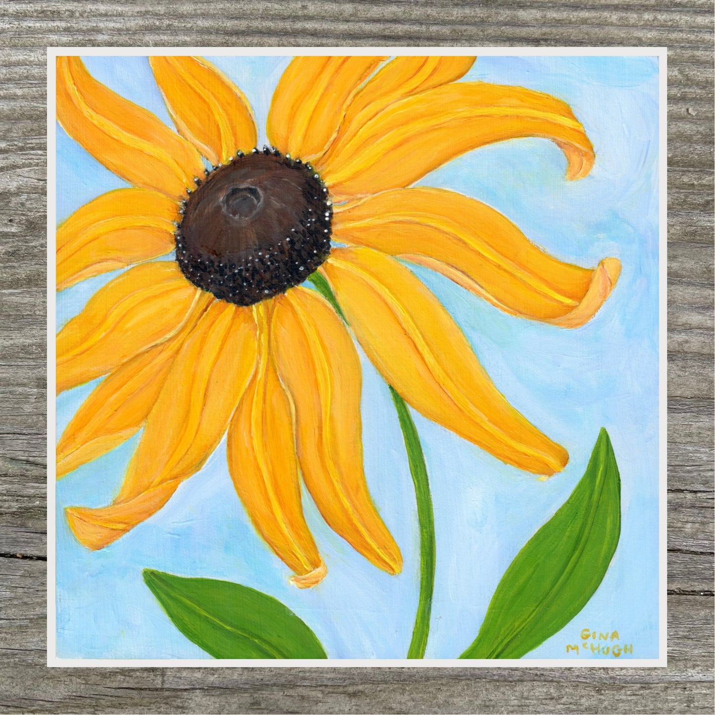 Whimsical Black-Eyed Susan 2 Print