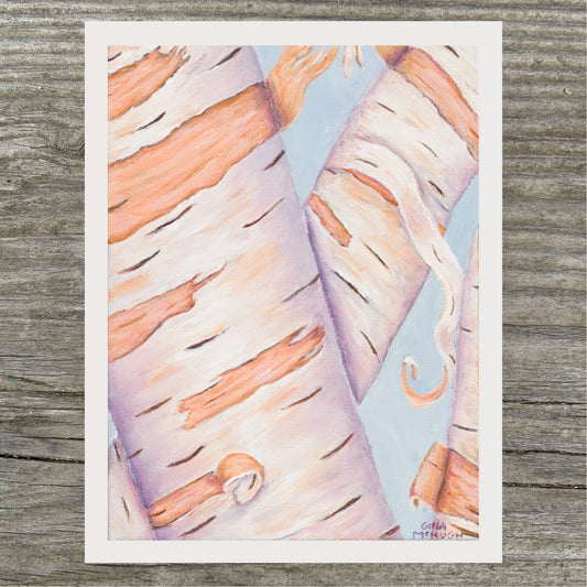 Twirling Birches 2 Print