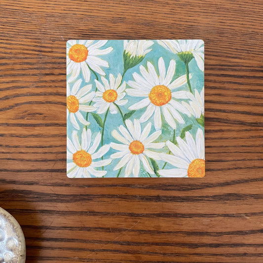 Ox-Eye Daisies coaster