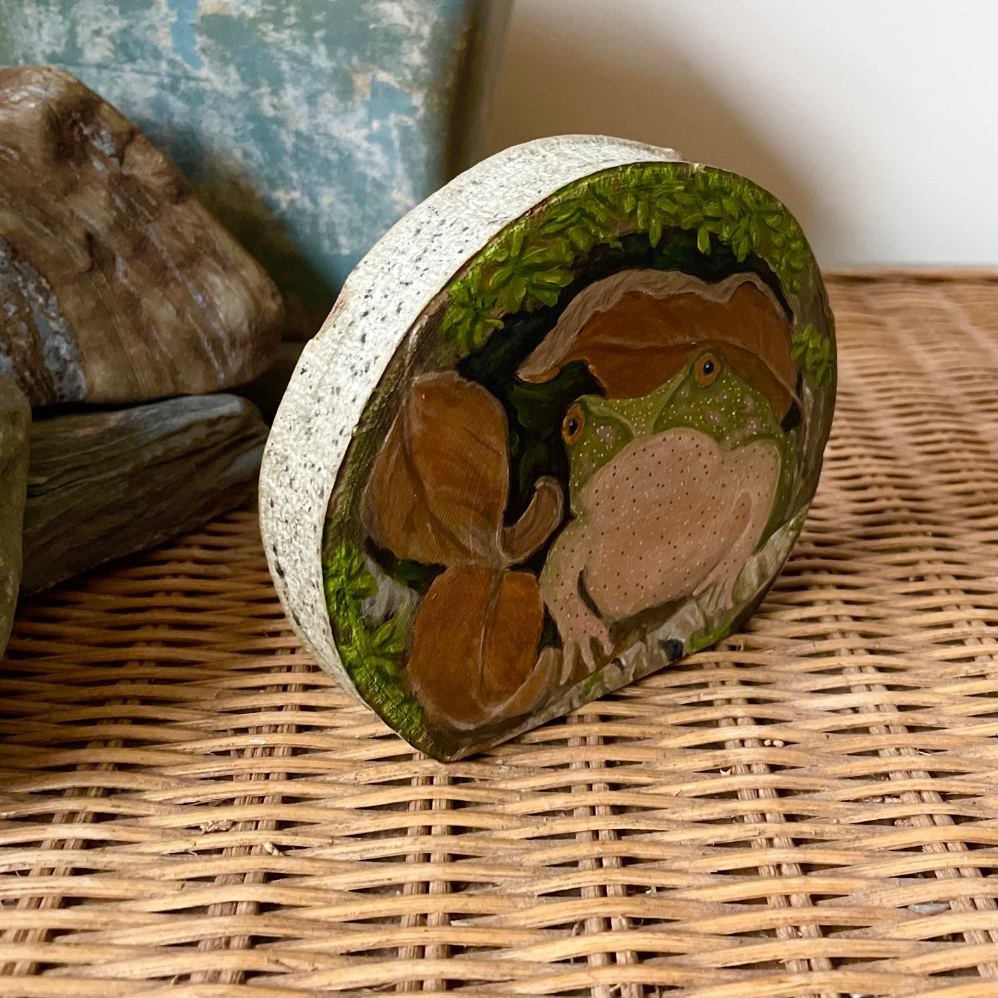 Spring Peeper Frog - Mini Original Painting
