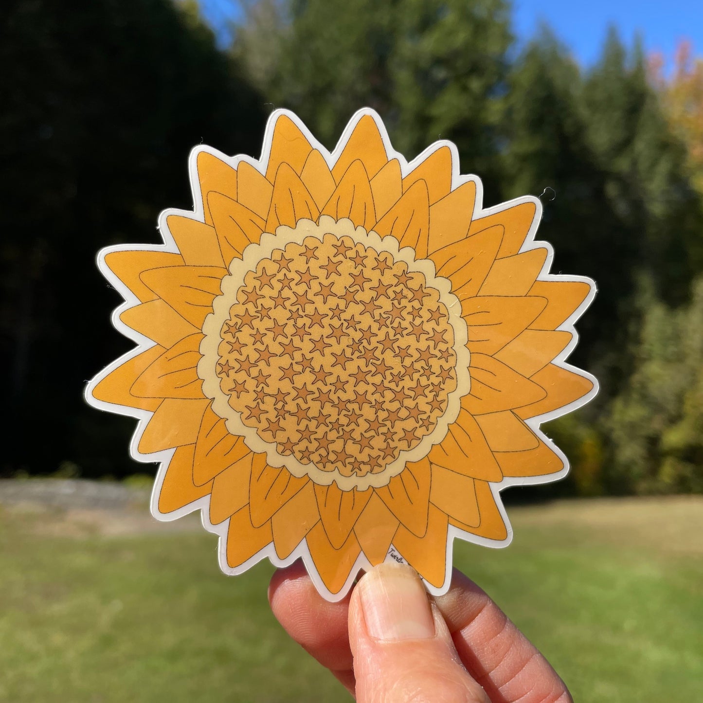 Sunflower Decorative Vinyl Sticker