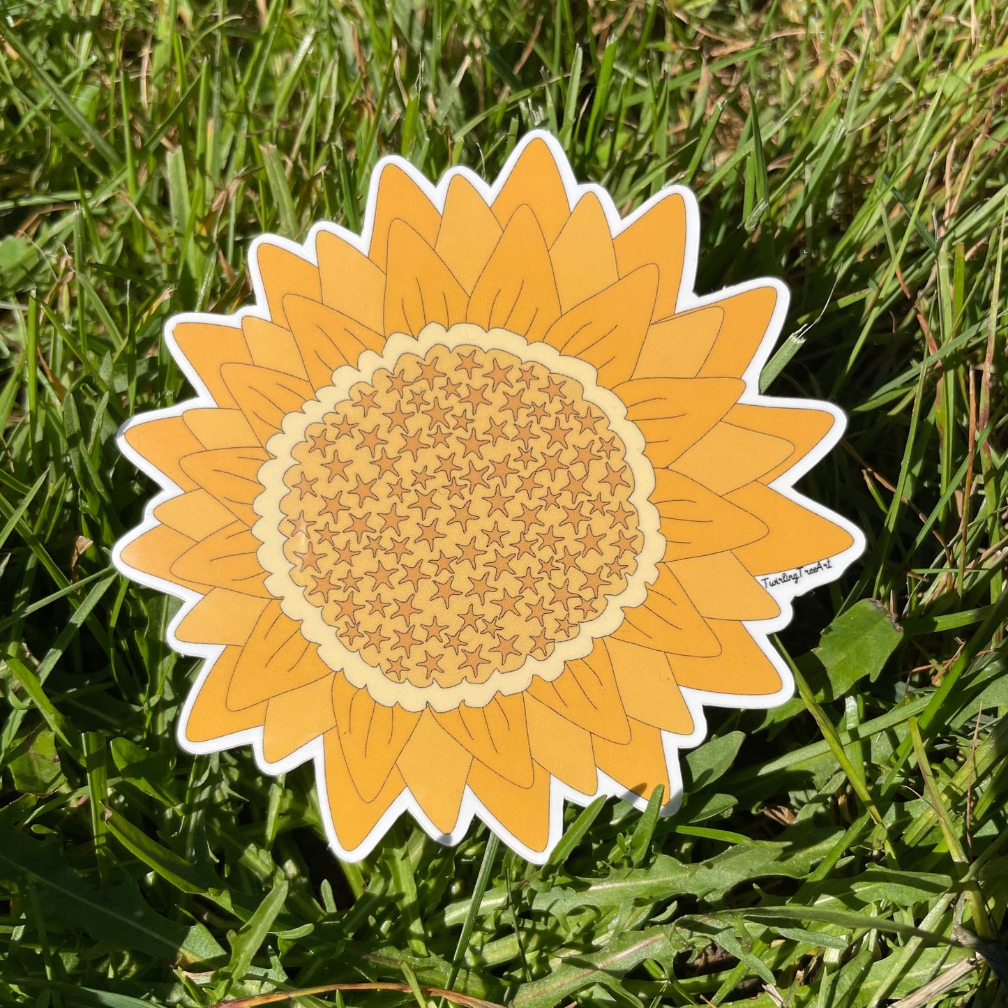 Sunflower Decorative Vinyl Sticker