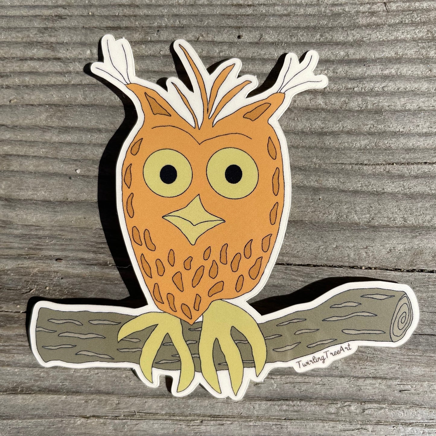 Owl Decorative Vinyl Sticker