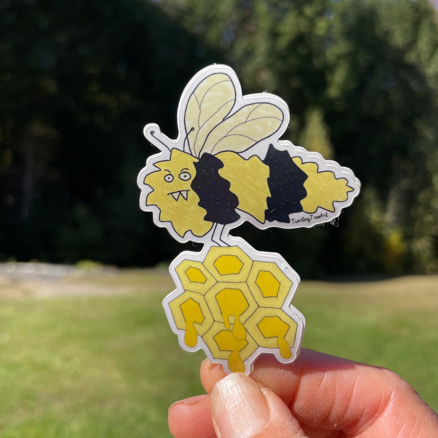 Honey Bee Decorative Vinyl Sticker