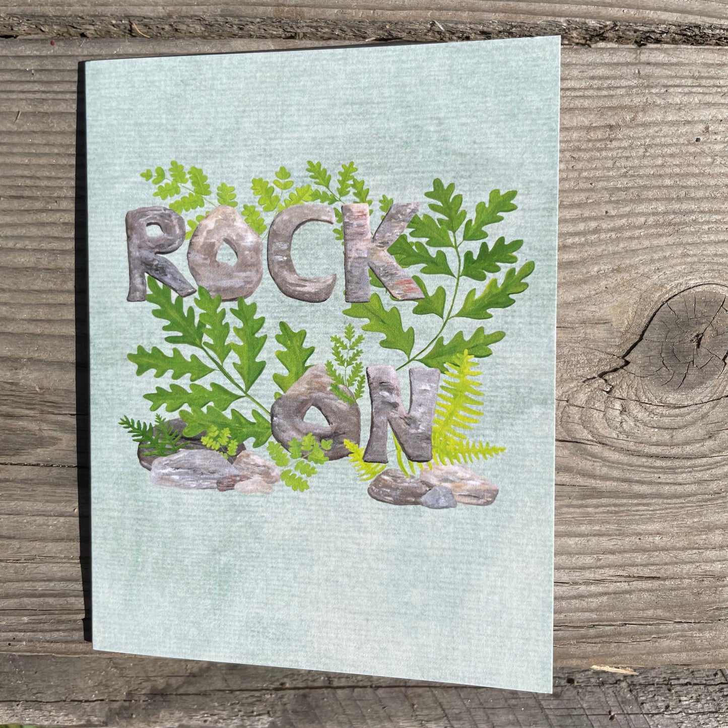 Rock On Greeting Card