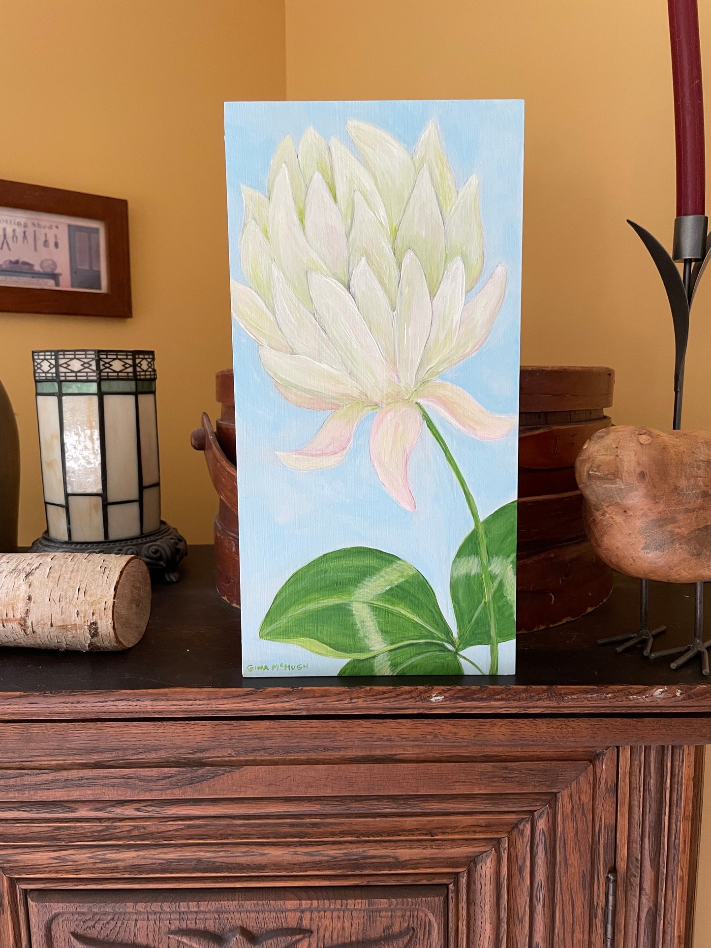 A Single Clover - Original Painting