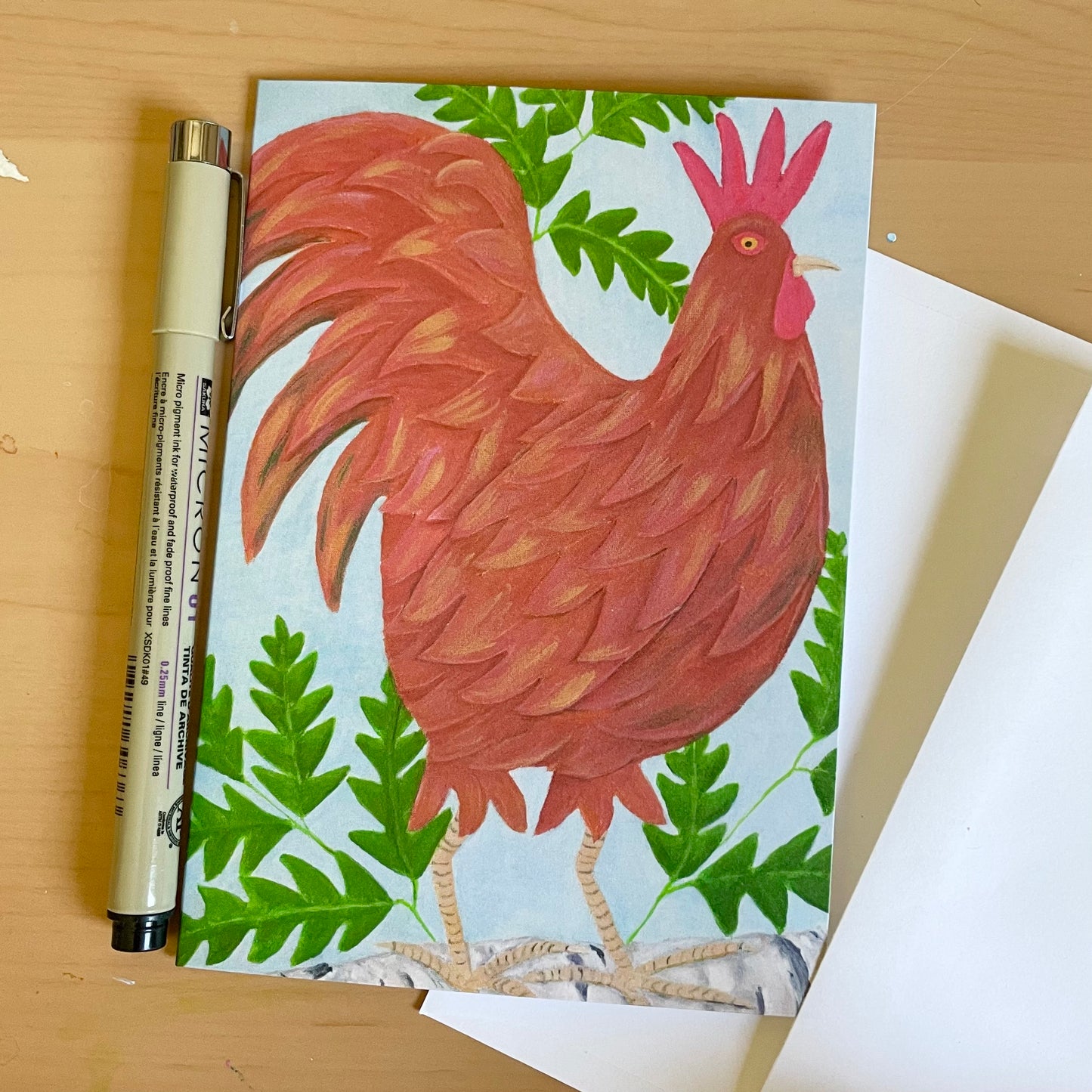 “Patrick” Rooster Everyday All Occasion Greeting Card