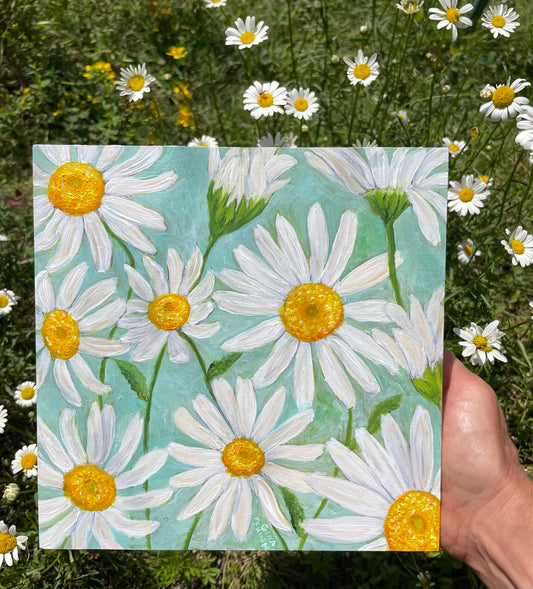 Oxeye Daisies - Original Painting