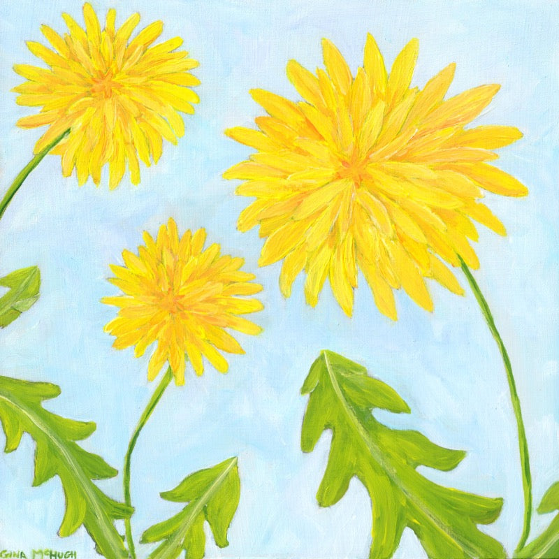 Dandelion Trio- Original Painting